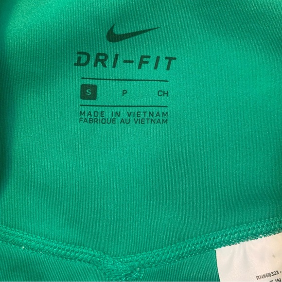Nike One Dri Fit Green Rainbow Ladder 7/8 Training Tights Size Small - Picture 6 of 7